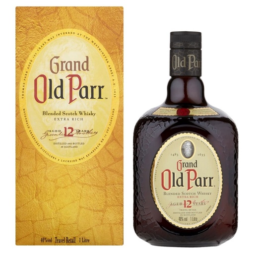 [WB1046.12] Old Parr 12 YO 100cl 40º (R) GBX x12