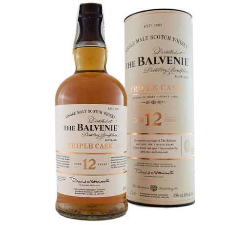 [WB123.12] Balvenie 12 YO Triple Cask 100cl 40º (R) x12