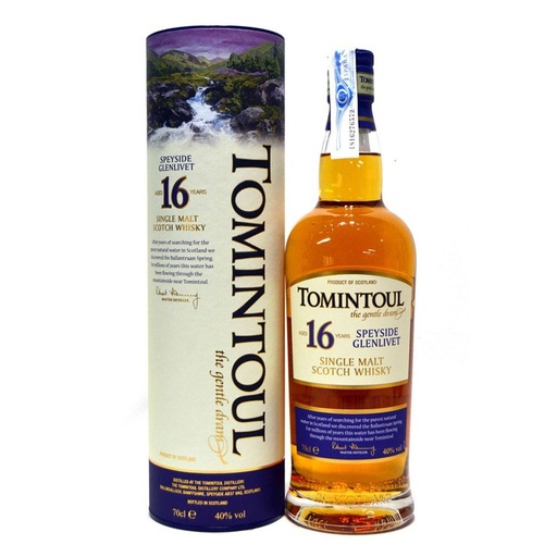 [WB1236.6] Tomintoul 16 YO 70cl 40º (R) GBX x6