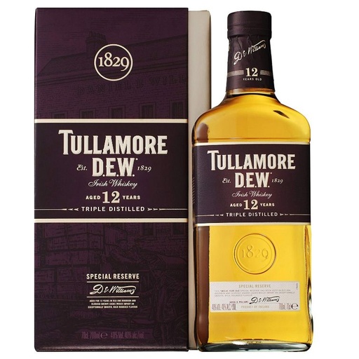 [WB1249.6] Tullamore Dew 12 YO 70cl 40º (R) x6