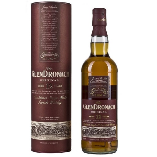 [WB474.6] Glendronach 12 YO Original 70cl 43º (R) GBX x6