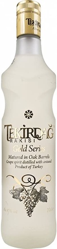 [L409.6] Tekirdag Rakisi Gold Series 70cl 45º (NR) x6