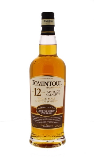 [WB1232.6] Tomintoul 12 YO Olorso Sherry Cask 70cl 40º (R) GBX x6