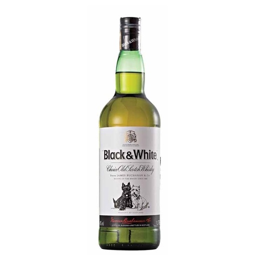 [WB169.12] Black & White 100cl 40º (R) x12