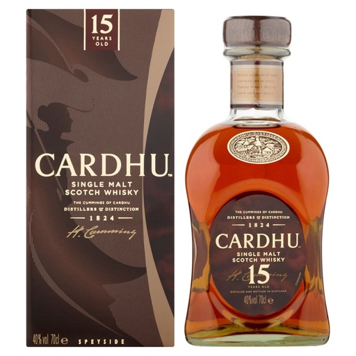 [WB260.6] Cardhu 15 YO 70cl 40º (R) GBX x6
