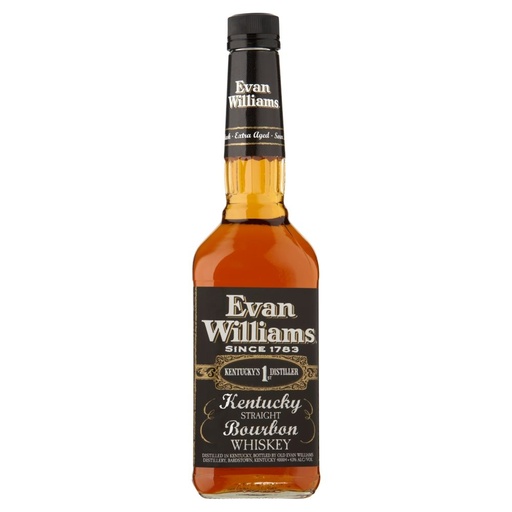 [WB389.6] Evan Williams Black  70cl 43º (R) x6