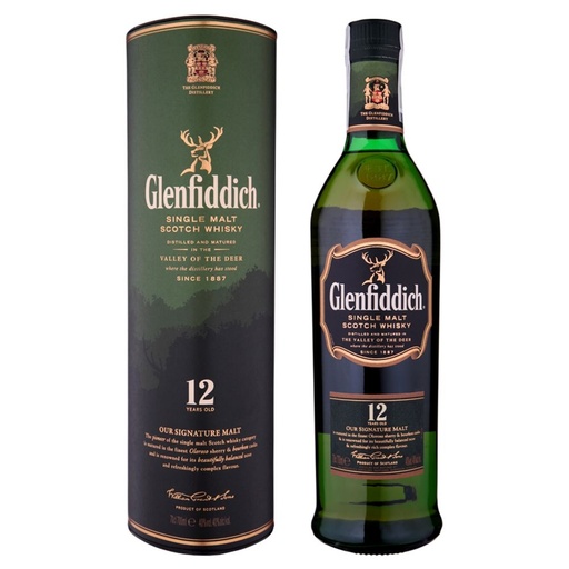 [WB502.12] Glenfiddich 12 YO 70cl 40º (R) x12