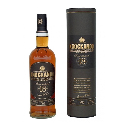 [WB904.6] Knockando 18 YO Slow Matured 70cl 43º (R) GBX x6